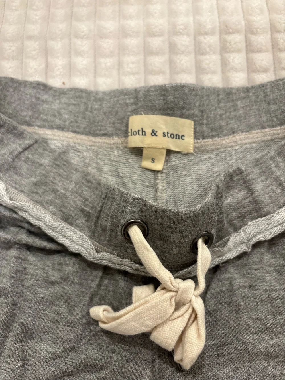 Women's Gray Lounge Shorts with Drawstring